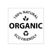 100% natuurlijk, organisch, milieuvriendelijk rubberstempel (Afrduk)