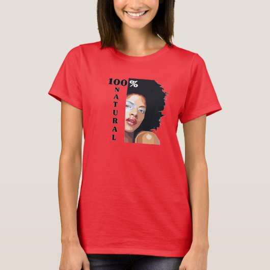 100% natuurlijk T-Shirt (Voorkant)