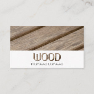 100% natuurlijke organische houten planken houten visitekaartje