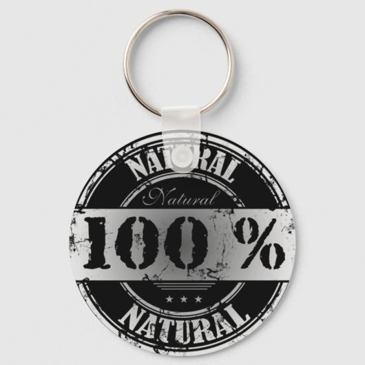 100% Natuurlijke Sleutelhanger (Voorkant)