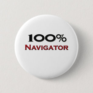 100 % navigator ronde button 5,7 cm
