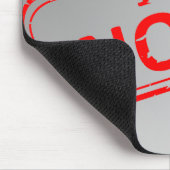 100% NB Rubber-stempel Mousepad Muismat (Hoek)