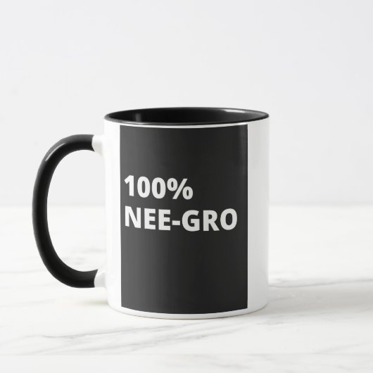 100% Nee-GRO WT 11oz Mok (Links)