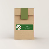 100% notenvrije product label Sticker