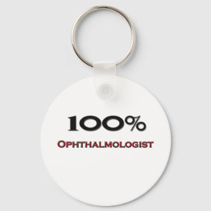 100 % oftalmoloog sleutelhanger