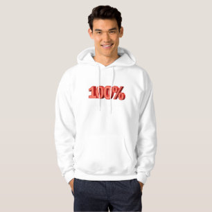 100% ontwerp hoodie