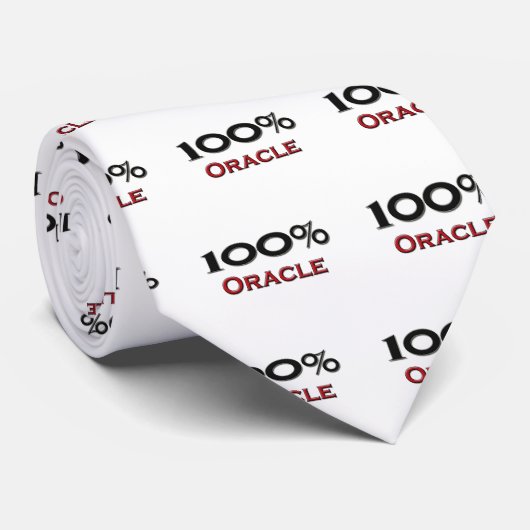 100 % Oracle Stropdas (Opgerold)