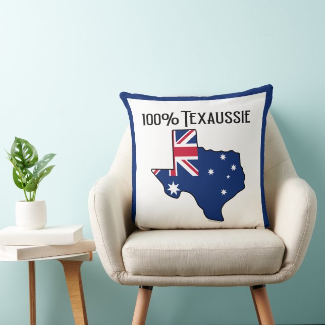 100% Oreiller à lancer Texaussie (Chaise)