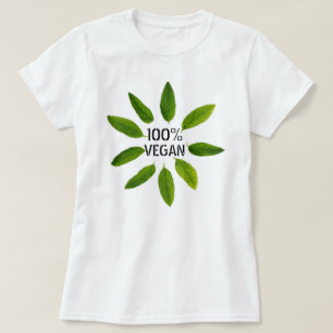 '100% Organic' Vegan Women's Basic T-shirt