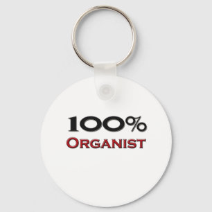 100 % organisme sleutelhanger