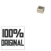 100%origineel 	rubberstempel (Gestempeld)