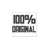 100%origineel 	rubberstempel (Afrduk)