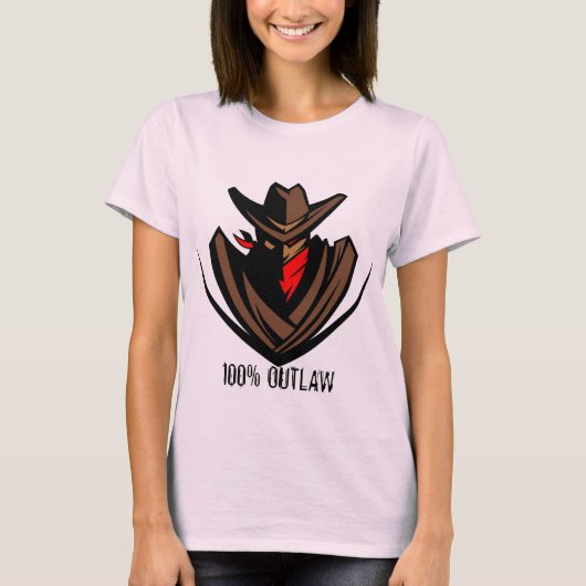 100% Outlaw T-Shirt (Voorkant)