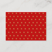 100 Pack Cartes de Mariage inspirées par l'Inde (Dos)