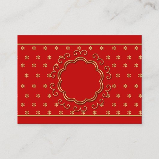 100 Pack Cartes de Mariage inspirées par l'Inde (Devant)