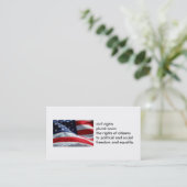 100 paquets non sur des cartes de visite de droits (Debout devant)