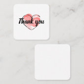 100 pièces. Carte de remerciements d'affaires au c (Devant / Derrière)