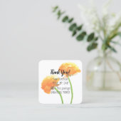 100 pièces. Carte de remerciements plat - Petites  (Debout devant)