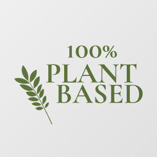 100 % Plant gebaseerd Raamsticker