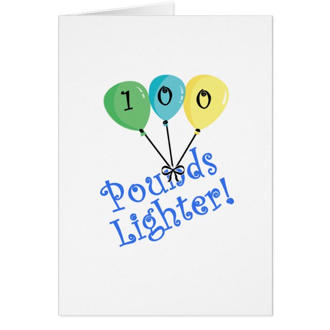 100 pond lichter! (Voorkant)