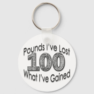 100 pond verloren Sleutelhanger