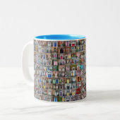 100 Portes de Dublin Irlande Collage Coffee Mug (Devant gauche)