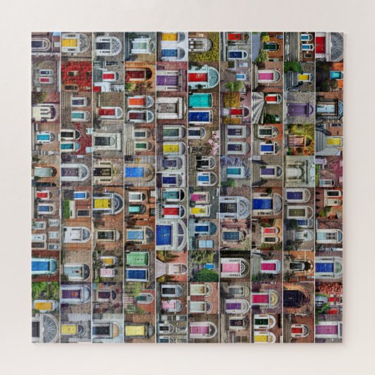 100 portes de Dublin Jigsaw Puzzle (Horizontal)