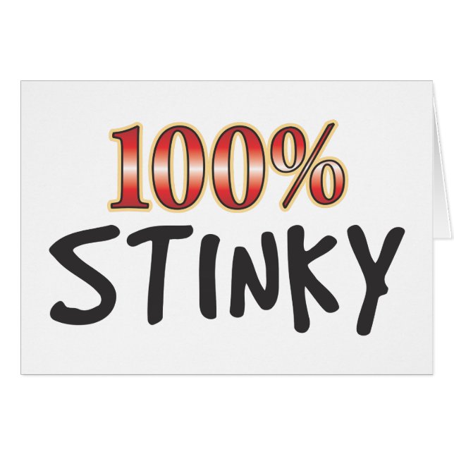 100 pour cent Stinky (Devant horizontal)