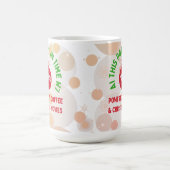 100% Powered by Coffee & Christmas Movies – Funny Koffiemok (Center)