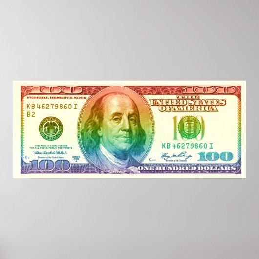 $100 Pride Poster (Voorkant)