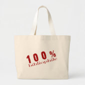 100 procent Bibliophile Book Canvas tas (Voorkant)