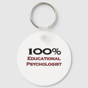 100 procent pedagogisch psycholoog sleutelhanger