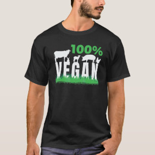 100 procent vegan groente vegan t-shirt