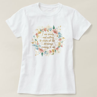 100 procent verantwoordelijk Prachtige Mentaliteit T-shirt