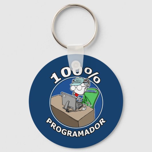 100% Programador Sleutelhanger (Voorkant)