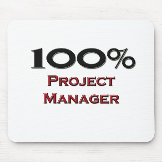 100% projectmanager muismat (Voorkant)