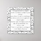 100 psalm canvas afdruk (Voorkant)