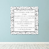 100 psalm canvas afdruk (Insitu (Houten vloer))