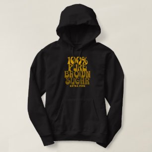 100% Pure Bruine Suiker Melanine Unisex Hoodie