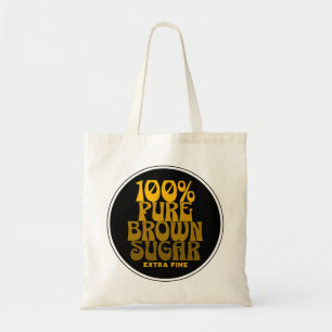 100% Pure Bruine Suiker Melanine Unisex Tote Bag