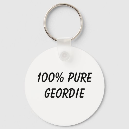 100% Pure Geordie Sleutelhanger (Voorkant)