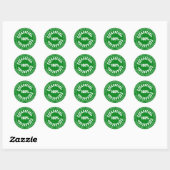 100% Pure & Natuurlijke Teken Sticker (Vel)