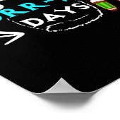 100 PurrFect Days Cute Cat Student School Poster (Hoek)