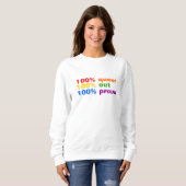 100% Queer Trui (Voorkant volledig)