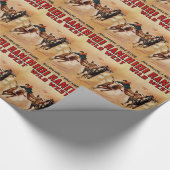 100 Ranch Wild West Rodeo Poster Print Cadeaupapier (Hoek)
