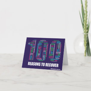 100 redenen voor een notenkaart kaart