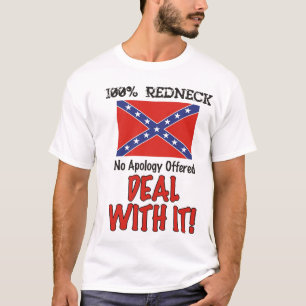 100% Rednek! Geen excuses aangeboden - hiermee omg T-shirt