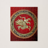 [100] Sacred Gold Griffin Legpuzzel (Verticaal)