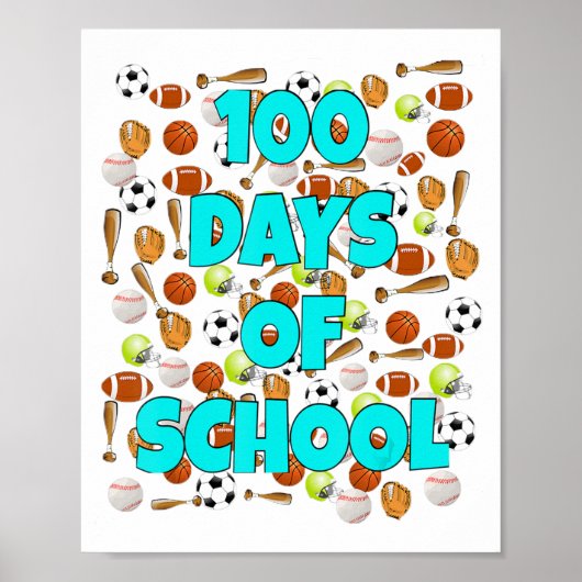 100 schooldagen poster (Voorkant)
