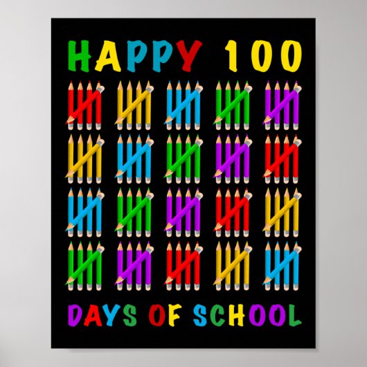 100 schooldagen poster (Voorkant)